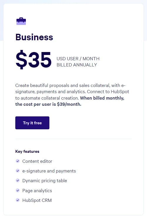 qwilr business plan