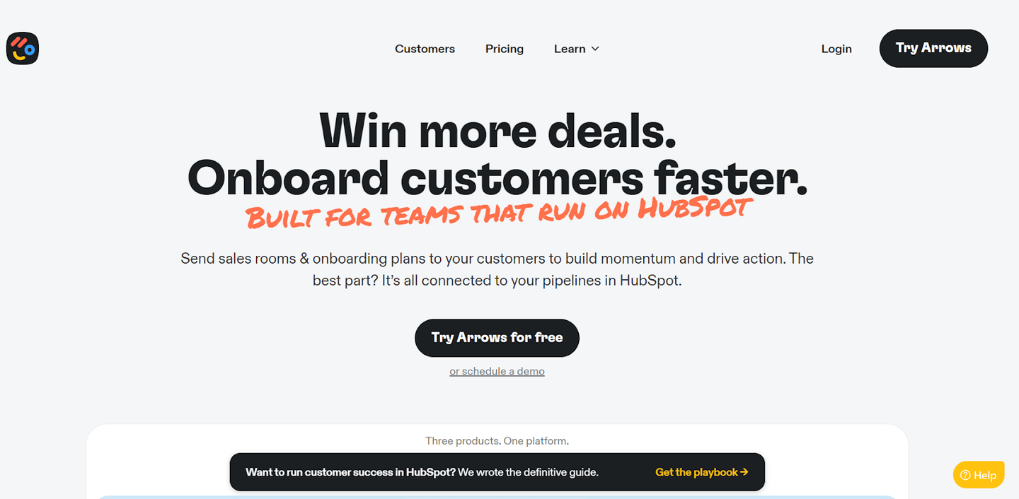 arrows home page