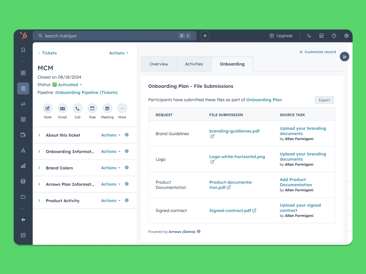 best-in-class hubspot integration