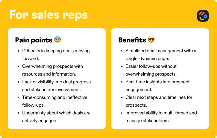 arrows for sales reps